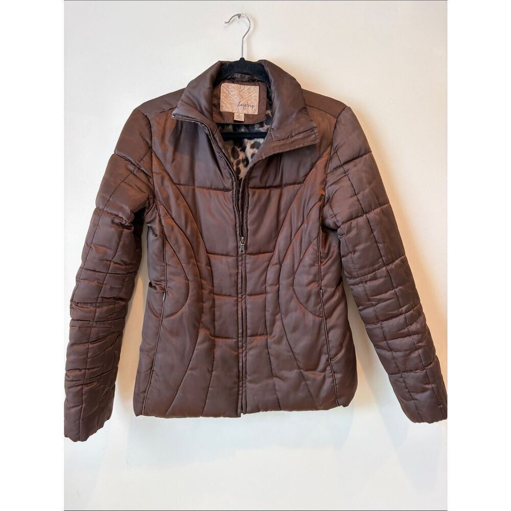 Lysse Chocolate Brown Quilted Puffer Jacket